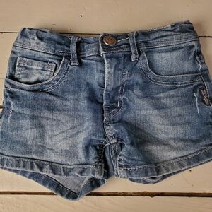 Girls silver shorts